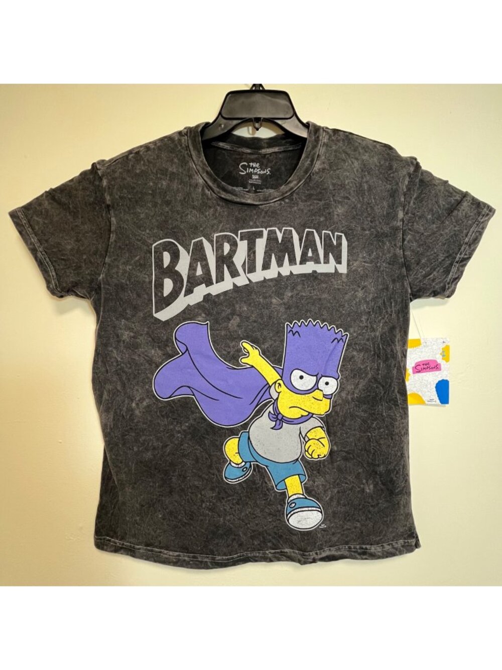 NWT Bart Simpson Eat My Shorts Bartman Graphic T-shirt Size Large Simpsons